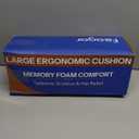 Feagar X Large Memory Foam Seat Cushions for Office Chairs Desk, Gaming Chair Cushion Tailbone Pain Relief Mesh Pads Extra Dense Hip Sciatica Car Seat Cushion for Long Sitting Hours (Gray)