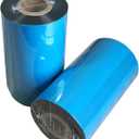 4.33'' x 984' Premium Resin Enhanced Wax Ribbon, 110mm x 300m Black Thermal Transfer Ribbon, Barcode Thermal Label Printer Ribbon, CSO-Ink Outside, 1'' Core for Zebra, TSC, GoDex, Citizen (1 Roll)