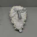 White Hydrangea Drop Brooch Bouquet Silver Wedding Bouquets Crystal Teardrop Bridal Bouquet Pearl Tassels Decor