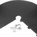 Plastic Baffle, Wrap Around Squirrel Baffle, Unique Wrap Around Guard Protects Hanging Bird Feeders, 12-18 Inch Squirrel Guard Baffle Bird Seed, Easy to Install and Durable Black(16in)