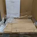 Floating Nightstand Set of 2 Modern Night Stands with Drawer and Open Shelf Cubby Small Bedside End Table with Charging Station Wall Mounted Nightstands Set 2 for Bedroom Natural