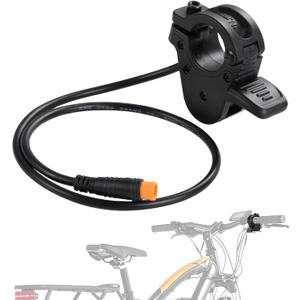 Ebike 300X Thumb Throttle 3 Pin for Electric E Bike 24v 36v 48v 60v 72v - Universal 7/8 22mm Fit|Left and Right|Waterproof M8 Plug|Quick Response|Stability Performance|Easy Disassembly