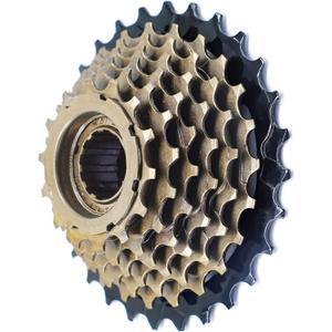Hycline Bike Freewheel, 6/7/8/9 Speed 14-28T/14-34T/13-32T Bicycle Freewheel Threaded Type Freehub Cycling Replacement Part