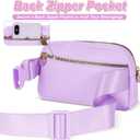 2 x Uygafly Gift for Girls Kids,Initial Fanny Pack Belt Bag Purse Lavender,C | Birthday Gifts for 3 4 5 6 7 8 9 10 11 12 13 Year Old Girl,Personalized Crossbody Bag Cute Trendy Stuff, one size