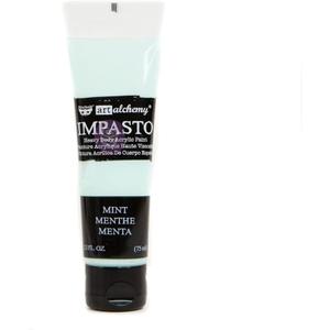 Prima Marketing Finnabair Art Alchemy Impasto Paint 2.5 Fluid Ounces-Mint