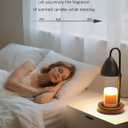 MRSZIRUI Candle Warmer Lamp with Timer Dimmable, Lamp Candle Warmer Birthday Gifts for Women, Black Adjustable Wax Melter Warmer for Jar Candles, House Warming Gift Home Decor