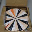 12 Inch Spinning Prize Wheel, 24 Slots Tabletop Prize Wheel Spinner with Stand Roulette Wheel with Dry Erase & Markers for Carnivals, Trade Shows, Holiday Activities, Spin Game (Multicolor)