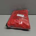 BAOLIZEGAO Christmas Red Faux Fur Plush Throw Pillow Covers 16x16 Set of 2 Fuzzy Striped Soft Cozy Pillowcase Luxury Decorative Pillows Square Fluffy Cushion Covers for Couch Bed Living Room