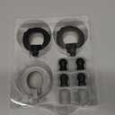 3 Pack Silicone Protective Cover and 6 Pack Ear Tips Replacement Accessories for EKO CORE 500 Digital Stethoscope, Dustproof Plug Design Prevents Dust from Entering The Device's Interface (Dark color series)