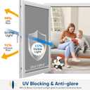 SUNBABY Window Tint for Home, One Way Privacy & Heat Blocking, 29.5"x78.7"