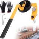Deck Board Straightening Tool, Heavy-Duty Lever Straightener For Fixing Warped Boards & Closing Gaps, Adjustable Deck Tool For Wood & Composite Decking On Single, Double, Metal Joists