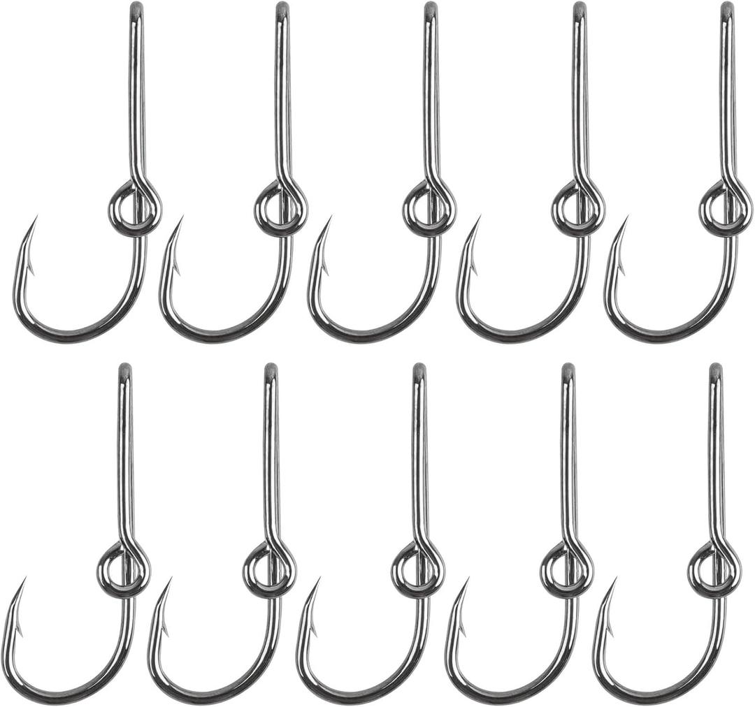 Fishing Hook Hat Pins,10pcs Fishing Hat Hook Clip Gold/Black Fish Hook Hat Clip Fish Hooks Hat Cap Tie Clips for Outdoor