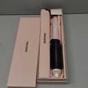 Infrared Thermal Brush 1.65”, 100M Negative Ions 2-in-1 Curling & Straightening Round Brush, 6 Heat Settings, Dual Voltage Styler, Lightweight & Quiet, Auto Shut-Off, Elegant Gift Box for Women Pink