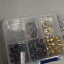 Amazon.com: Honoson 3/16 Inch Grommet Tool Kit Eyelet Plier Set Hole Punch Grommet Hand Press Pliers with 200 Pieces of Eyelets for Shoes Clothes Bags(Gold, Silver, Grey, Copper) : Arts, Crafts & Sewing