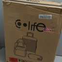 Coolife Suitcase Set 3 Piece Luggage Set Carry On Travel Luggage TSA Lock Spinner Wheels Hardshell Lightweight Luggage Set(Black, 3 piece set (BP/TB/20))