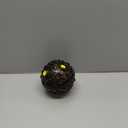 Dog Ball for Aggressive Chewers - Interactive Dog Toy Giggle Balls Fun Squeaky Sound to Keep Them Busy, Durable for Small Medium Large Breeds, Rubber Chew Toys, As Seen on TV, Black & Yellow