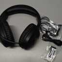 AOC Wireless Gaming Headset Compatible with PS5/4, Nintendo Switch, PC, Bluetooth 5.4 & 2.4GHz Gaming Headphones with Noise Canceling Mic, RGB, Type-C, 20ms Latency, 45H, 7.1 Virtual Surround- Black