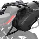 Rhinowalk Motorcycle Saddle Bags Waterproof Motorbike Panniers Motor Side Bag 28L (14L*2) Powersports Saddle Bag for Most Motorcycles Black, 1 Pair