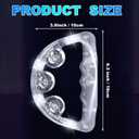 Yunsailing 24 Pack LED Light up Tambourines Musical Flashing Tambourine Toys Handheld Percussion Instrument Glow in The Dark Party Supplies for Teenagers Adults Wedding Party Favors (White)