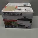 BLACK+DECKER 16-Cup Rice Cooker, RC516, 8-Cup Uncooked Rice, Steaming Basket, Removable Non-Stick Bowl, One Touch