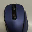 HOTWEEMS Wireless Mouse, D-09 Computer Mouse USB Cordless Mice for Laptop, Ergo Grips, Lightspeed 5-Level 2400 DPI, 16 Months Battery, Portable for PC Mac Chromebook (Sapphire Blue, 1 Pack)