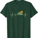 Trees Wildlife Nature Heartbeat Forest T-Shirt Small