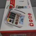 SWISSVOICE 3355 DECT 6.0 Corded Big Button Phone for Elderly with Answering Machine and Additional Cordless Handset - Loud Phones for Hard of Hearing - Hearing Aid Compatible Phones