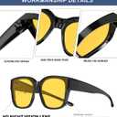 KALIYADI Fit-Over-Glasses Polarized Sunglasses-for-Men Wrap-Around-Sunglasses: Mens Polarized Sunglasses UV400 Protection