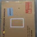 WISSMIELS 24"x32" LED Bathroom Mirror with Lights, Anti-Fog, Backlit + Front Lit, Dimmable, Led Vanity Mirror for Wall, Lighted Bathroom Mirror, 3 Colors, Shatter-Proof Tempered Glass (White)