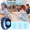 Kids Smart Watch Toys for Boys Girls – Children Watch for Kids 4-12 Years Touch Screen Watches with 15 Games Video Camera Music Player Alarm School Mode Education Birthday Gifts (4G Purple) (Black)