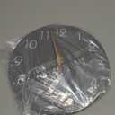 Mosewa Wall Clock 12 Inch Gray Silent Non Ticking Battery Operated Modern Simple Clock Decorative for Kitchen Home Bedroom Bathroom Office Living Room