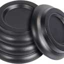 Piano Caster Cups Upright Piano Caster Cups Wood coasters Cups (Wood Black-4pc)