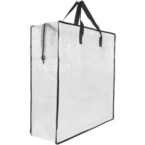 Clear Storage Bags with Zipper and Handles, Blanket Bags For Closet Storage, Moving and Packing Supplies for College, Underbed Storage Organizer for Clothes Pillow Bedding Christmas Wreath