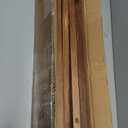 Wooden Christmas Stocking Holder Stand with 5 Hooks, 39.4 x 37.4 Inches Heavy Duty Freestanding Christmas Stocking Hanger Display for Floor Home Living Room Farmhouse