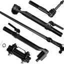 SCITOO 5pcs 4WD Front Suspension Kit Outer Tie Rod End Center Link Tie Rod Adjusting Sleeve Fit 2005-2016 For Ford For F-250 Super Duty For F-350 Super Duty