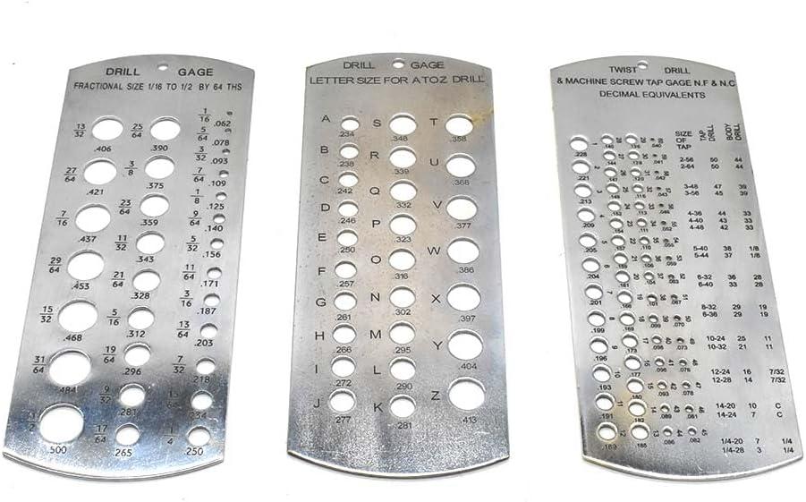 Big Horn 19259 3 Pieces Drill Gauge Set