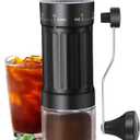 Manual Coffee Grinder With Ceramics Burr For Espresso,French Press,40 Adjustable Settings,Portable Hand Coffee Bean Mill For Home Use and Camping Travel,Coffee Bean Grinders With Hand Crank