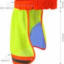 High Visibility Neck Sun Shield with Reflective Stripe (Orange)