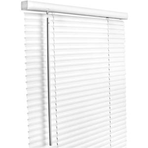 Living Accents Vinyl 1 in. Blinds 31 in. W x 72 in. H White Cordless