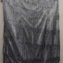 fun shack Silver Flapper Dress, 1920s Dresses Women, Roaring 20s Costumes for Women, Silver Party Dress, Roaring 20s Dress (X-Large)