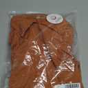 AUXDIO Women Bodycon Long Sleeve Dresses Casual V Neck Ruched Wrap 2026 Spring Fall Party Club Mini Dress Brown Medium