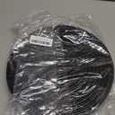 Round Decorative Tray Farmhouse Bathroom Decor Wood Riser Kitchen Countertop Organizer for Perfume, Candle, Plant, 11 inch Black