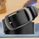 West Leathers [2 Pack] Leather Belt Women-Womens Leather Belt with Pin Buckle-Belts for Women for Jeans, Pants, Dresses (Brown)