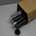 Extra Long Curtain Rods for Windows 32 to 240 Inch, 1 Inch Black Heavy Duty Curtain Rods for Patio, Farmhouse, Bedroom, Living Room, Adjustable Metal Drapery Rod (A1, Black,32"-240")