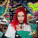 7x5ft 90s Backdrop Old School Graffiti Backdrops 90s Theme Party Decorations F72