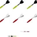 3 x 6 Pcs Throwing Accessories Replacement for Bristle Axe Target Board-Soft Tip Darts, Ninja Star and Plastic Throwing Game-Compatible with Most of The Bristle Axe Throwing and Dart Board