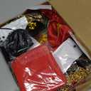 JATEBI Pirate Costume Accessories Set for Women Outfit Set with Head Scarf, Leather Bracelet, Necklace Eyepatch for Cosplay