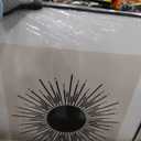 Modern Black Framed Canvas Wall Art Set,Black and White Beige Sun Moon Geometric Design Art Painting,Abstract Nature Artwork,Large Boho Wall Decor for Living Room,Bedroom,Office-24''x32''x3piece