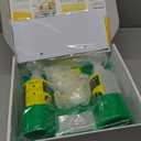 CGOLDENWALL Eye Wash Station Portable Emergency Eye Wash Kit, Wall Mounted Eyewash Station OSHA Approved, 2 * 16.9oz Bottles, with Mirror & Emergency Sign, Safety Material, NO Solution
