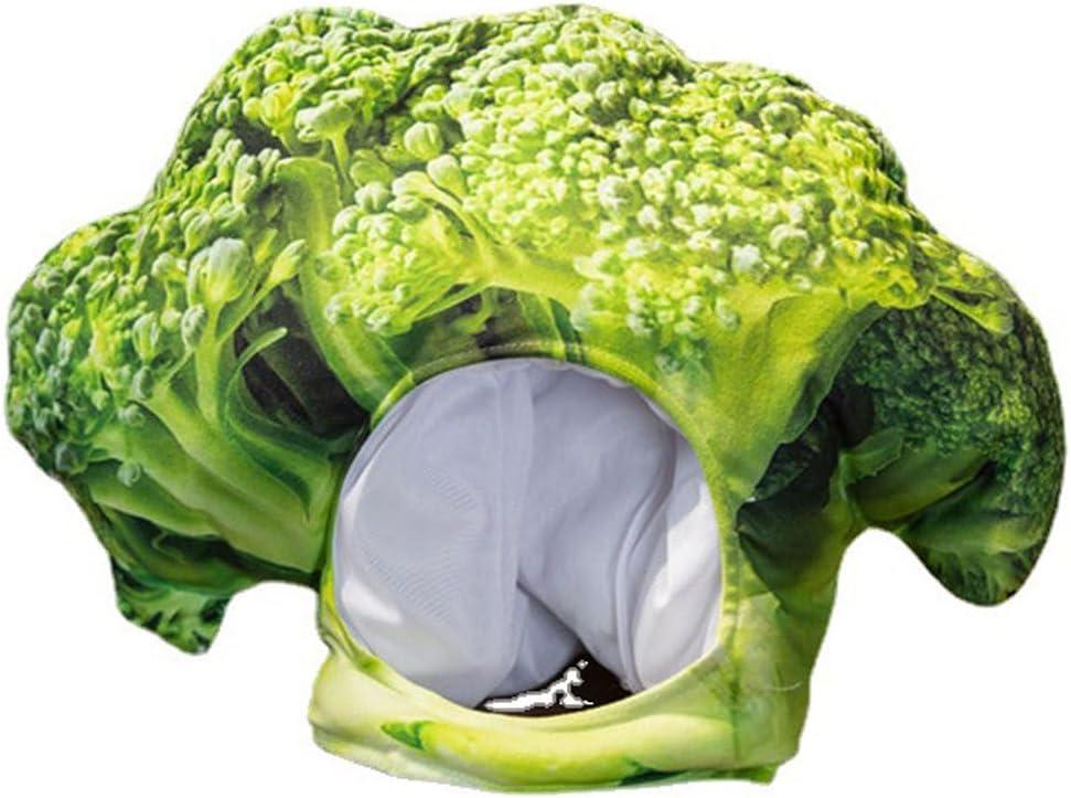 Funny Dress Up Hat Cute Broccoli Headgear Cosplay Party Costume Headgear